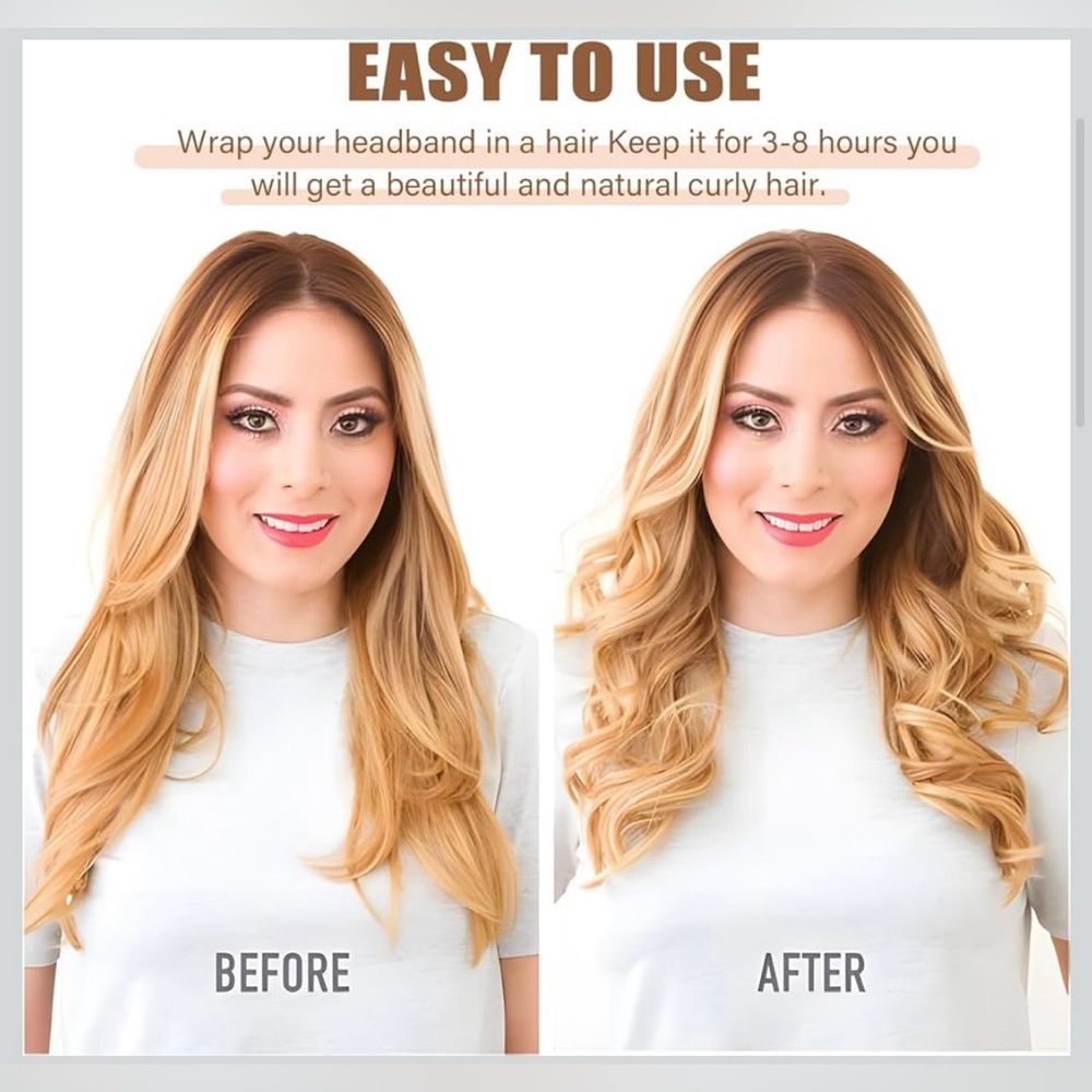 Heatless Velvet Hair Curlers set